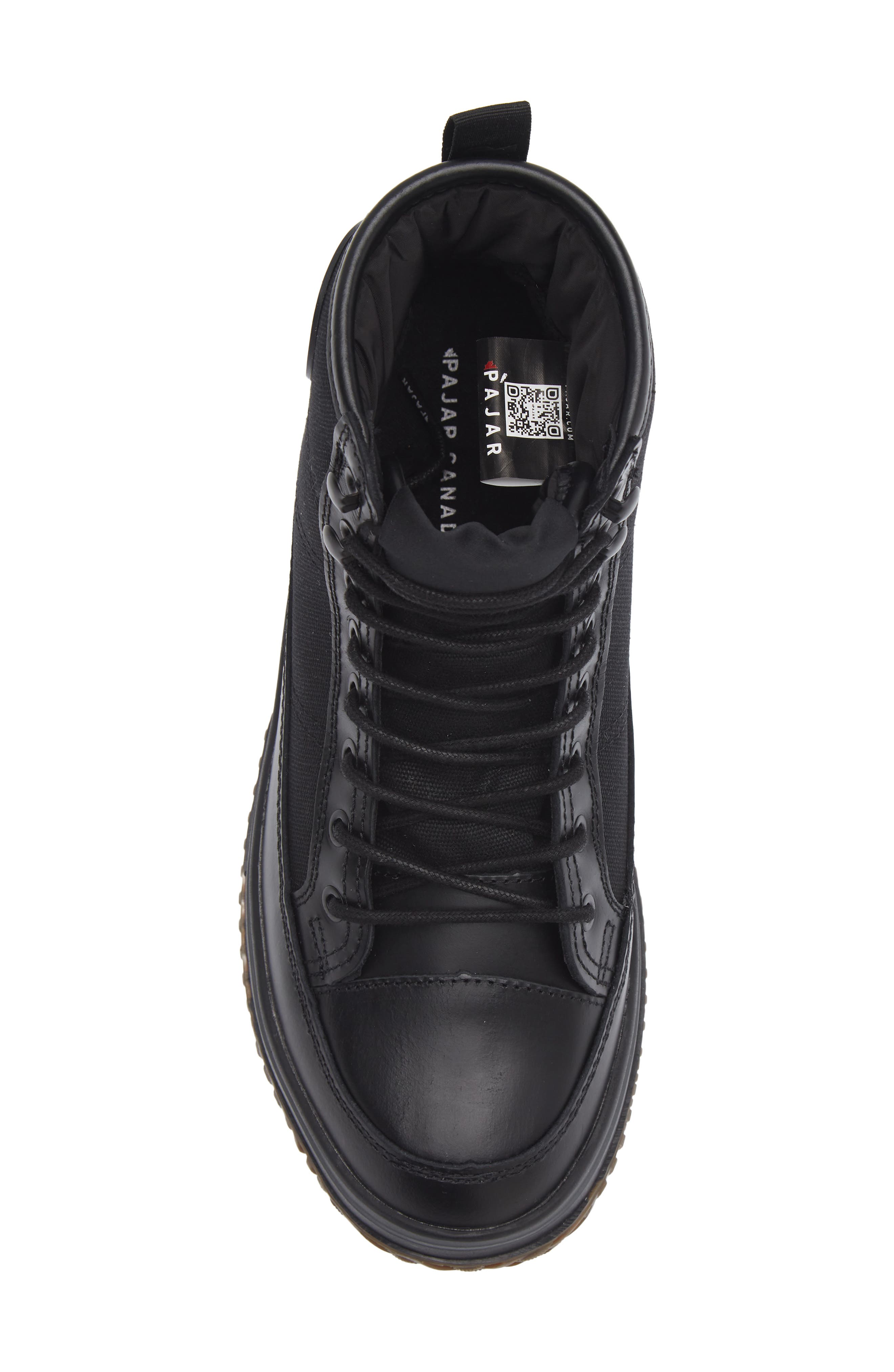 Trev Leather Weather Boot, Alternate, color, BLACK