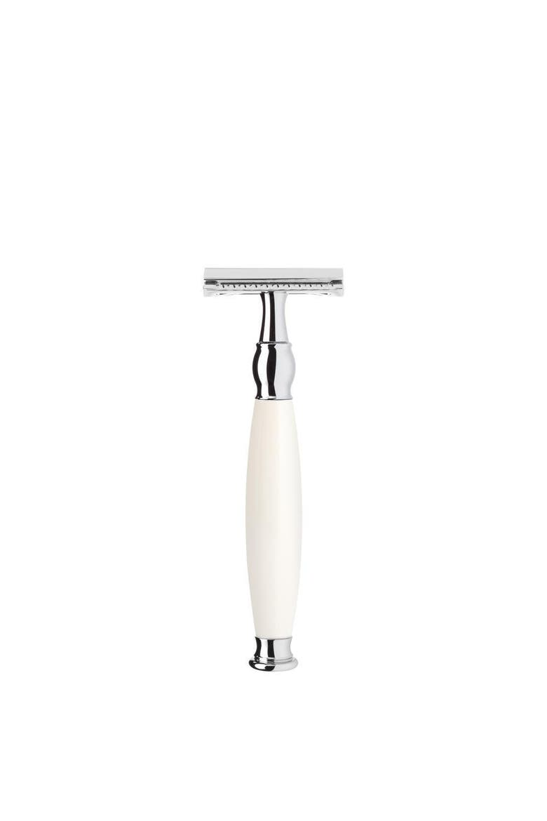 Sophist Porcelain Safety Razor, Main, color, White