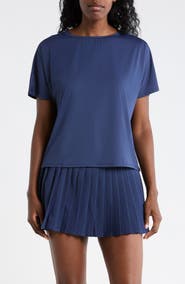 90 DEGREE BY REFLEX Dolman Sleeve Crop Active T-Shirt