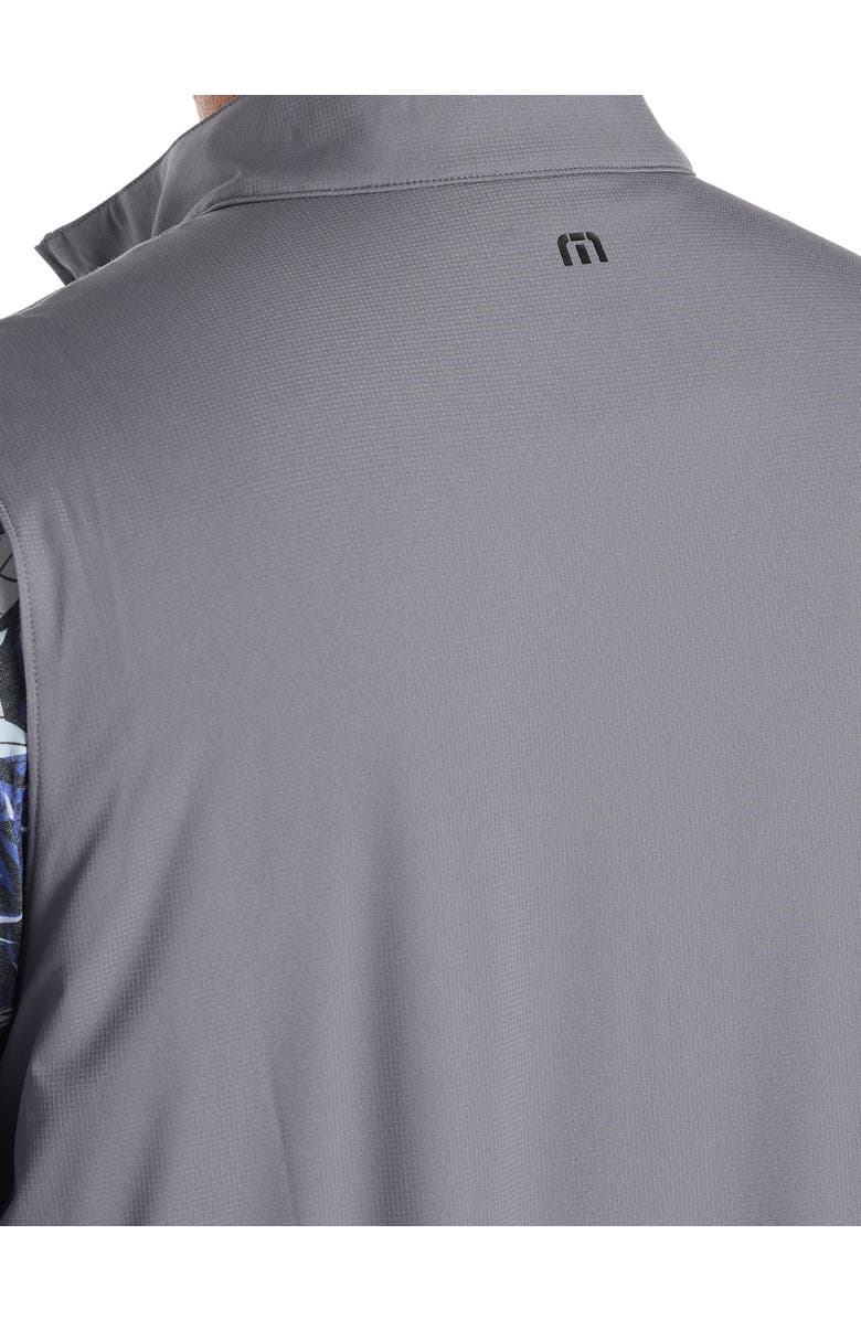 TravisMathew Fit By DXL Big & Tall Wanderlust 1/4 Zip Vest, Alternate, color, Quiet Shade