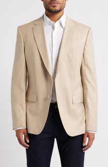 BOSS Huge Trim Fit Wool Mélange Sport Coat