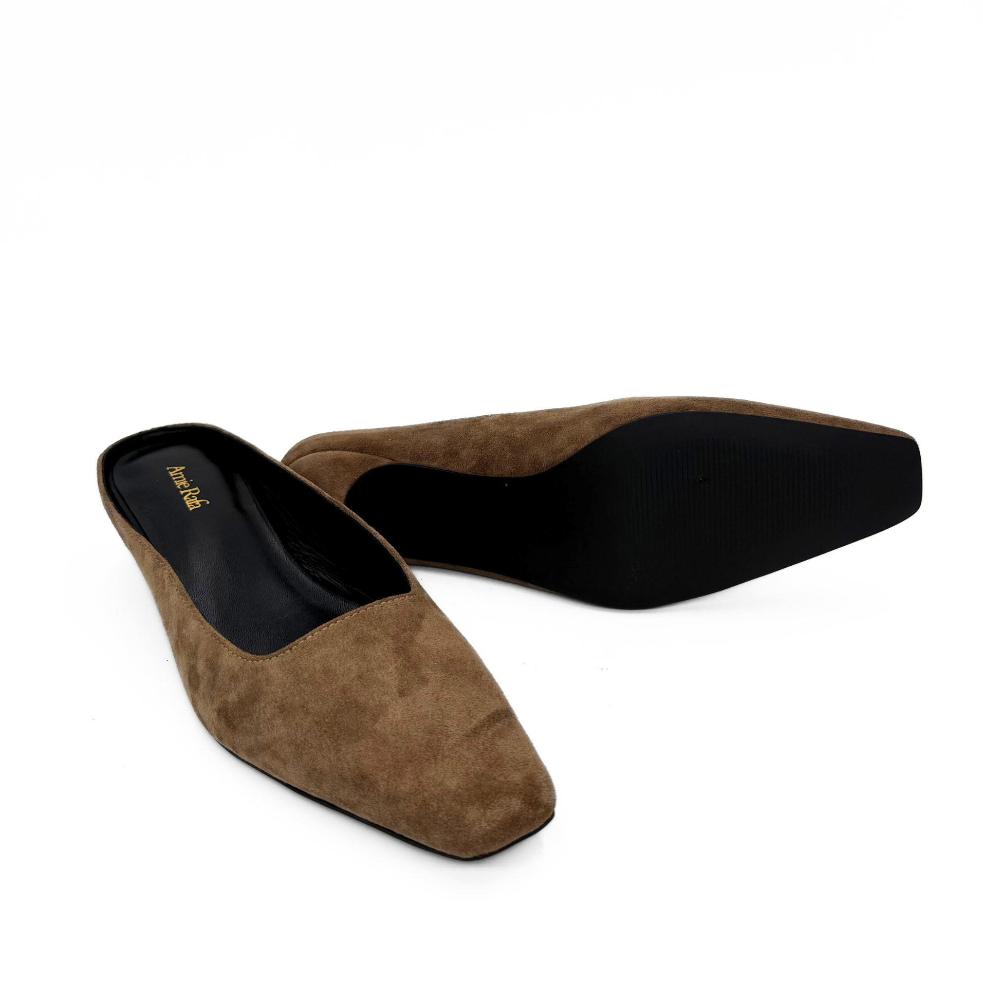Mona Kitten Heel Mules, Alternate, color, Taupe