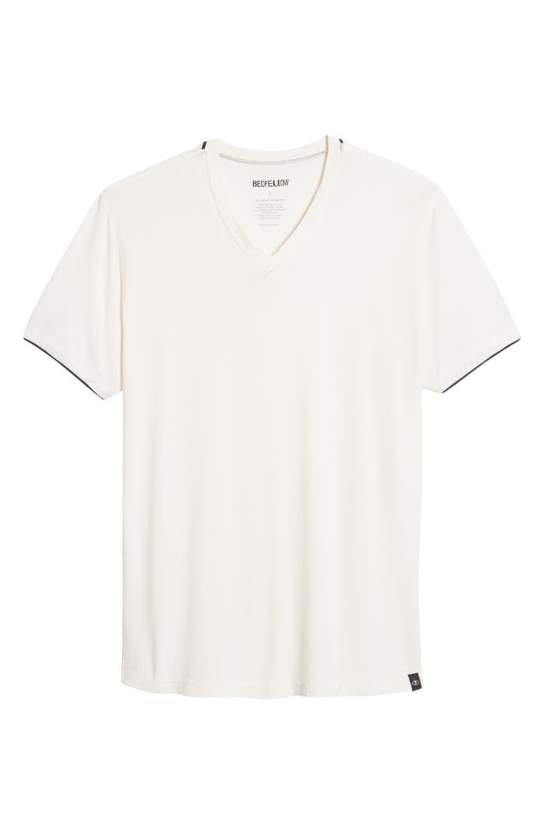 BEDFELLOW Men's V-Neck Pajama T-Shirt, Alternate, color,