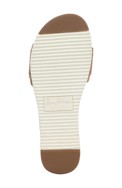 Sam Edelman Ariane Platform Slide Sandal In Natural Cork