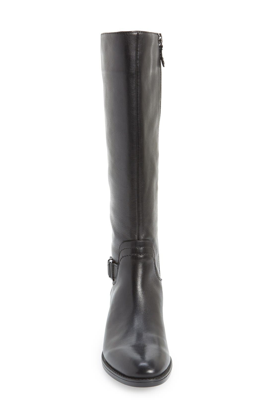 Geox 'Felicity' Adjustable Shaft Tall Riding Boot, Alternate, color, 