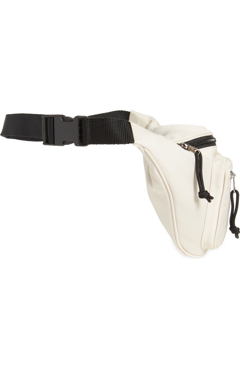 Balenciaga Explorer Beltpack Canvas Belt Bag, Alternate, color, Ecru