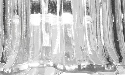 Luzè Luze Glass Tulip Shade Candle Warmer Lamp In Transparent