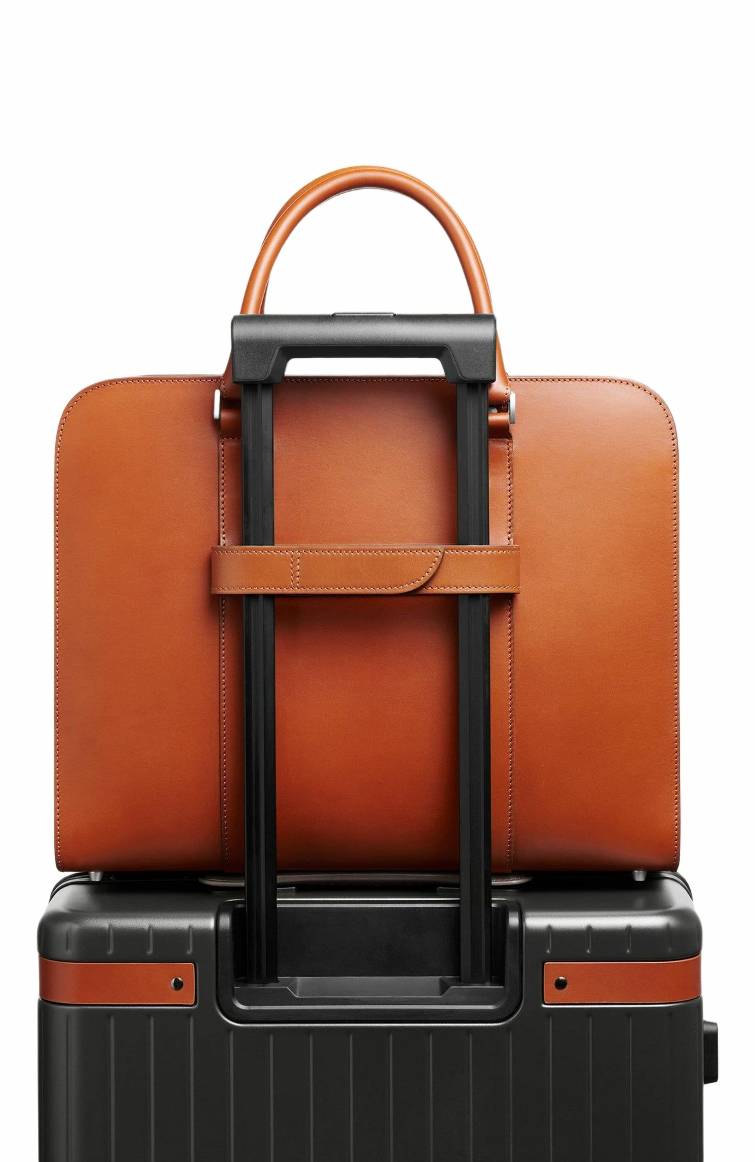 Smart holder, Alternate, color, Cognac