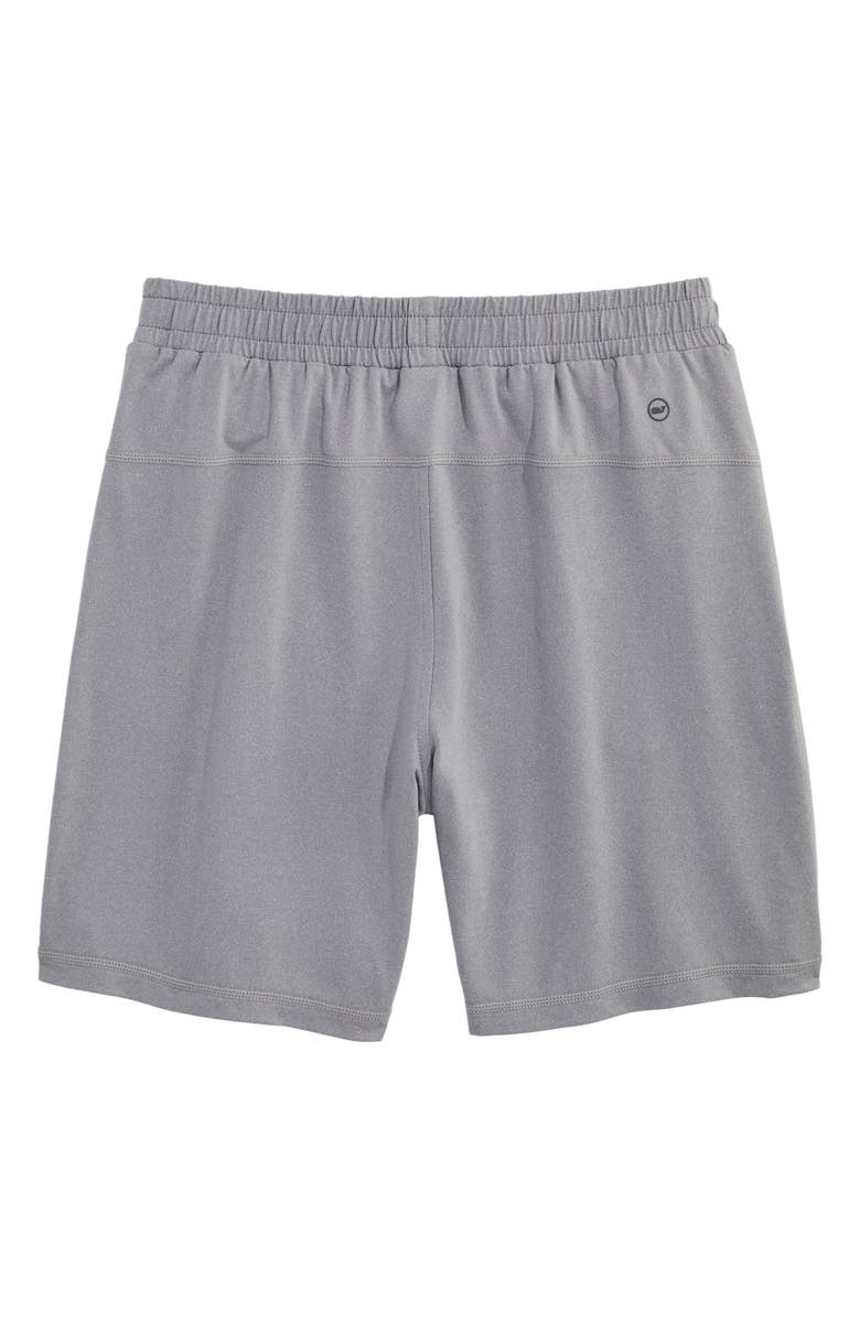 vineyard vines Kids' Island Time Drawstring Shorts, Alternate, color, Ultimate Gray Heather