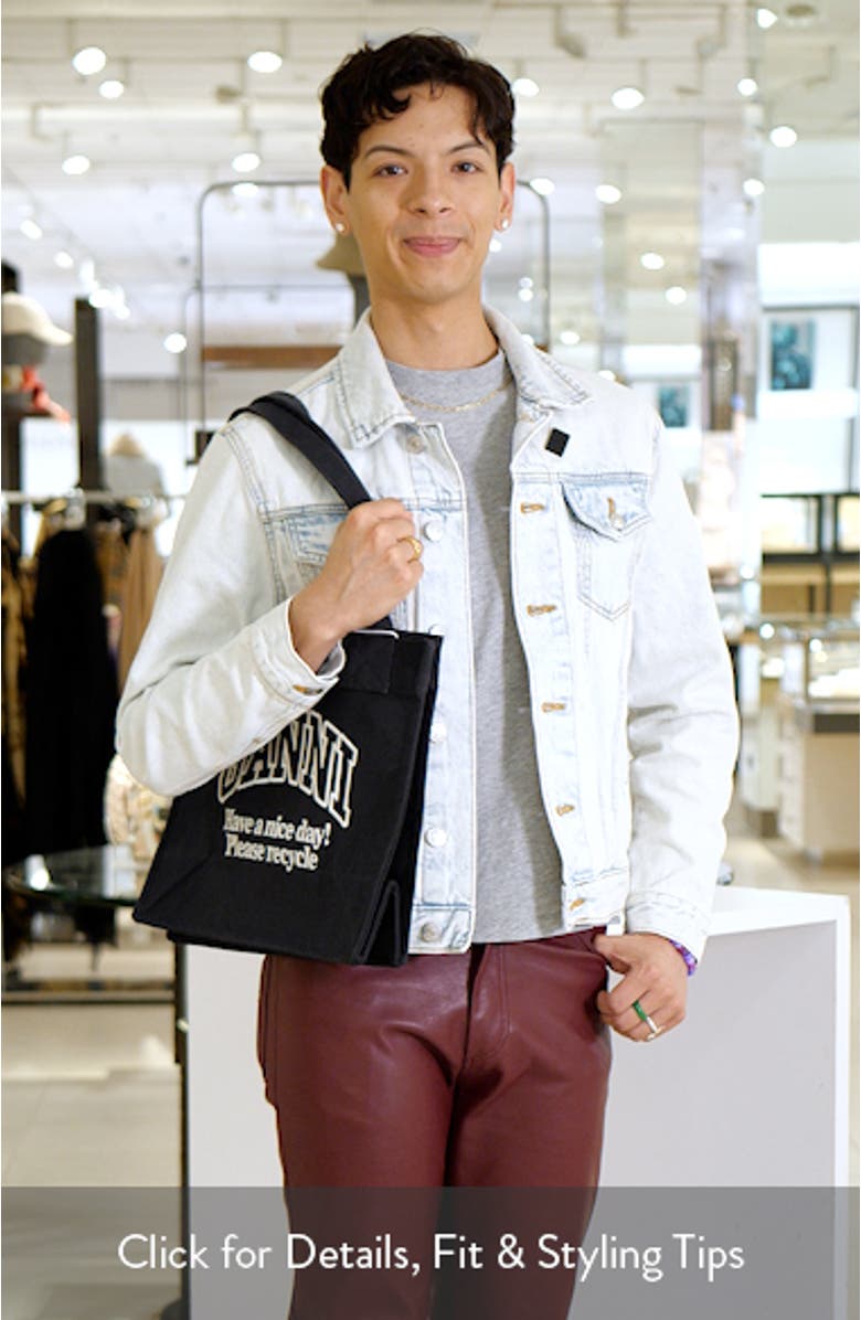 Large Logo Shopper Tote, sales video thumbnail