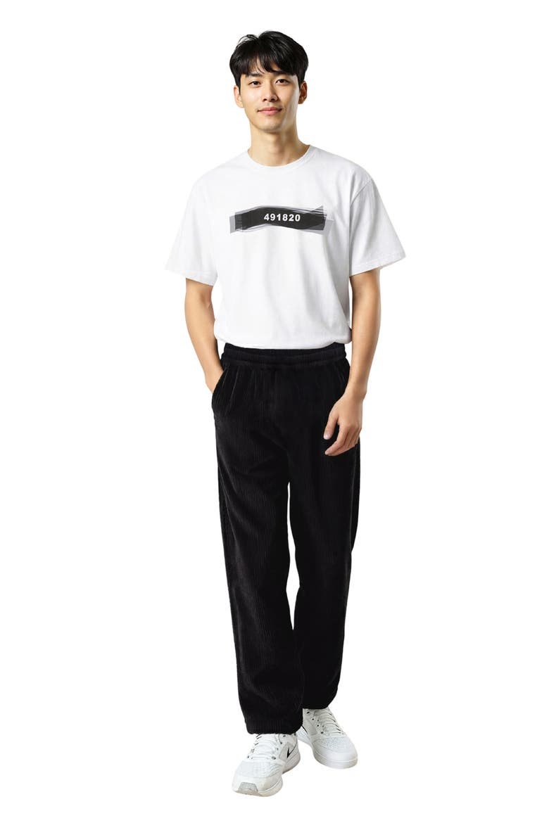 Corduroy Joggers, Alternate, color, NAVY