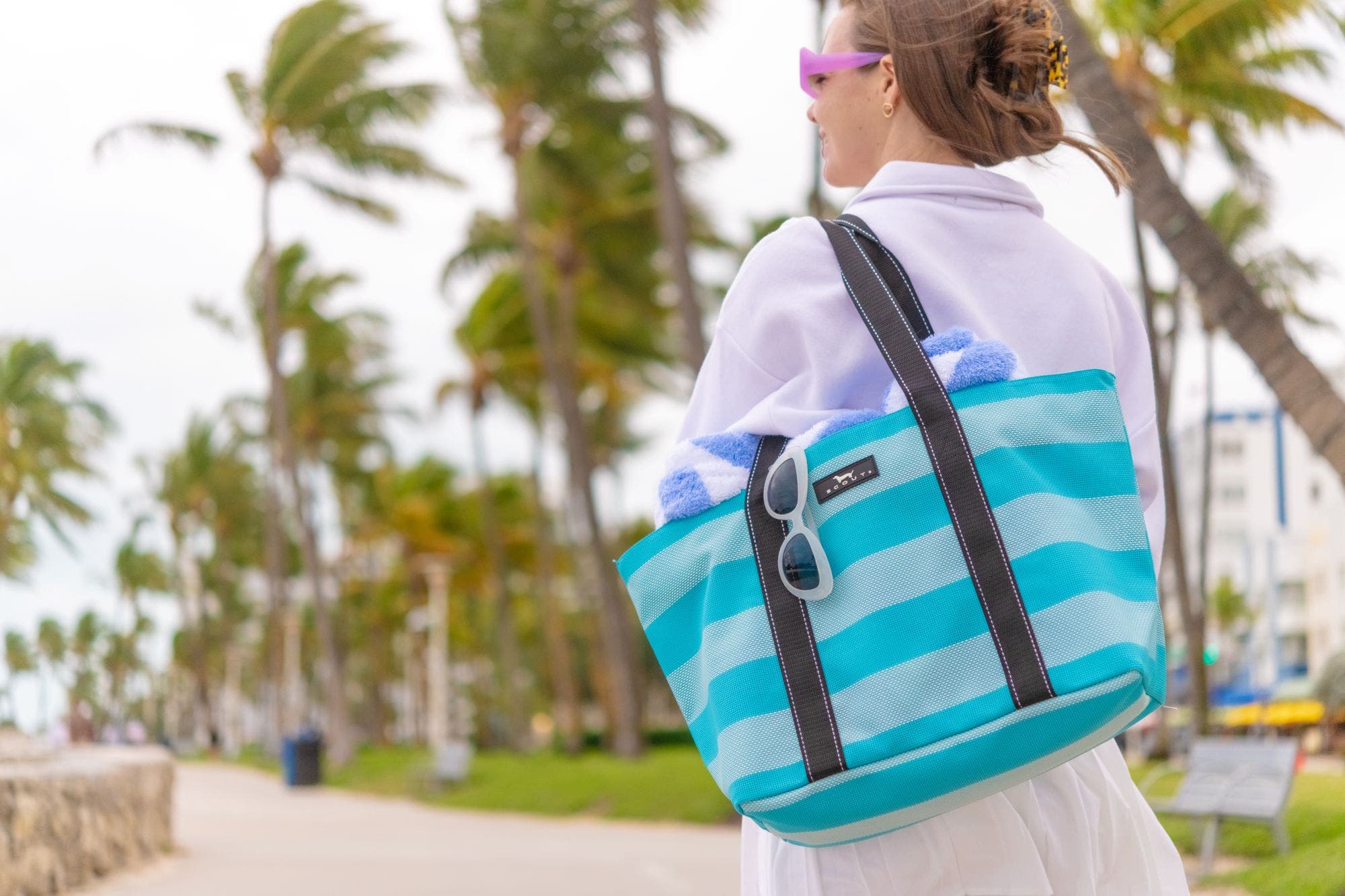 SCOUT Joyride Beach Tote, Alternate, color, Aloha Aqua