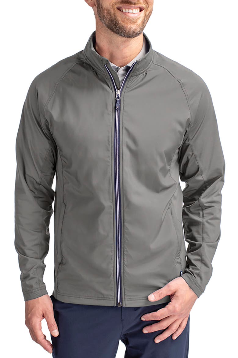 Adapt Knit Full Zip Jacket, Main, color, ELEMENTAL GREY