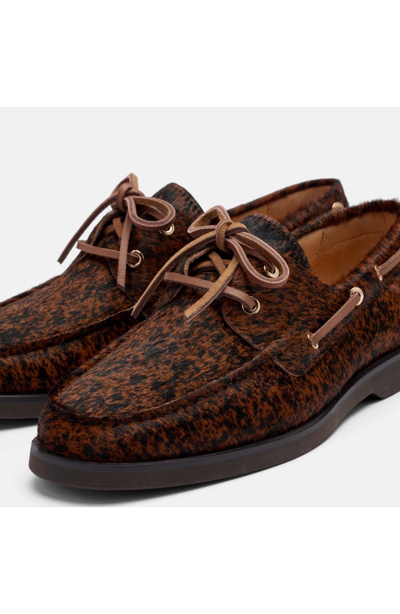 MARC NOLAN Ms. Capri Brown Cowhide Boat Shoes, Alternate, color, Brown