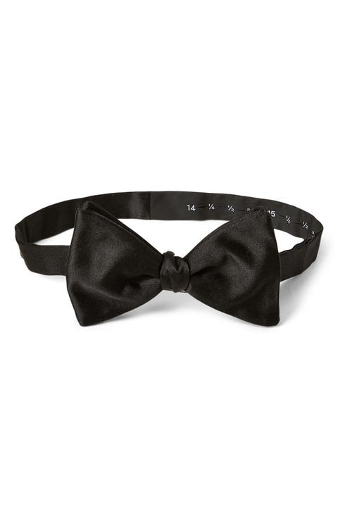 Pre-Tied Silk Bow Tie
