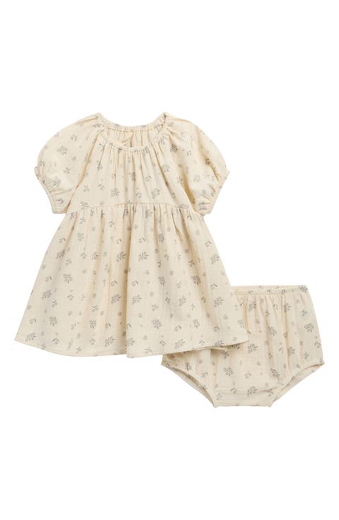 Bella Winter Berry Organic Cotton Dress & Bloomers Set