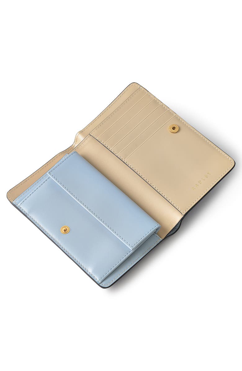Radley Lighthouse Bifold Wallet, Alternate, color, Smoke Blue