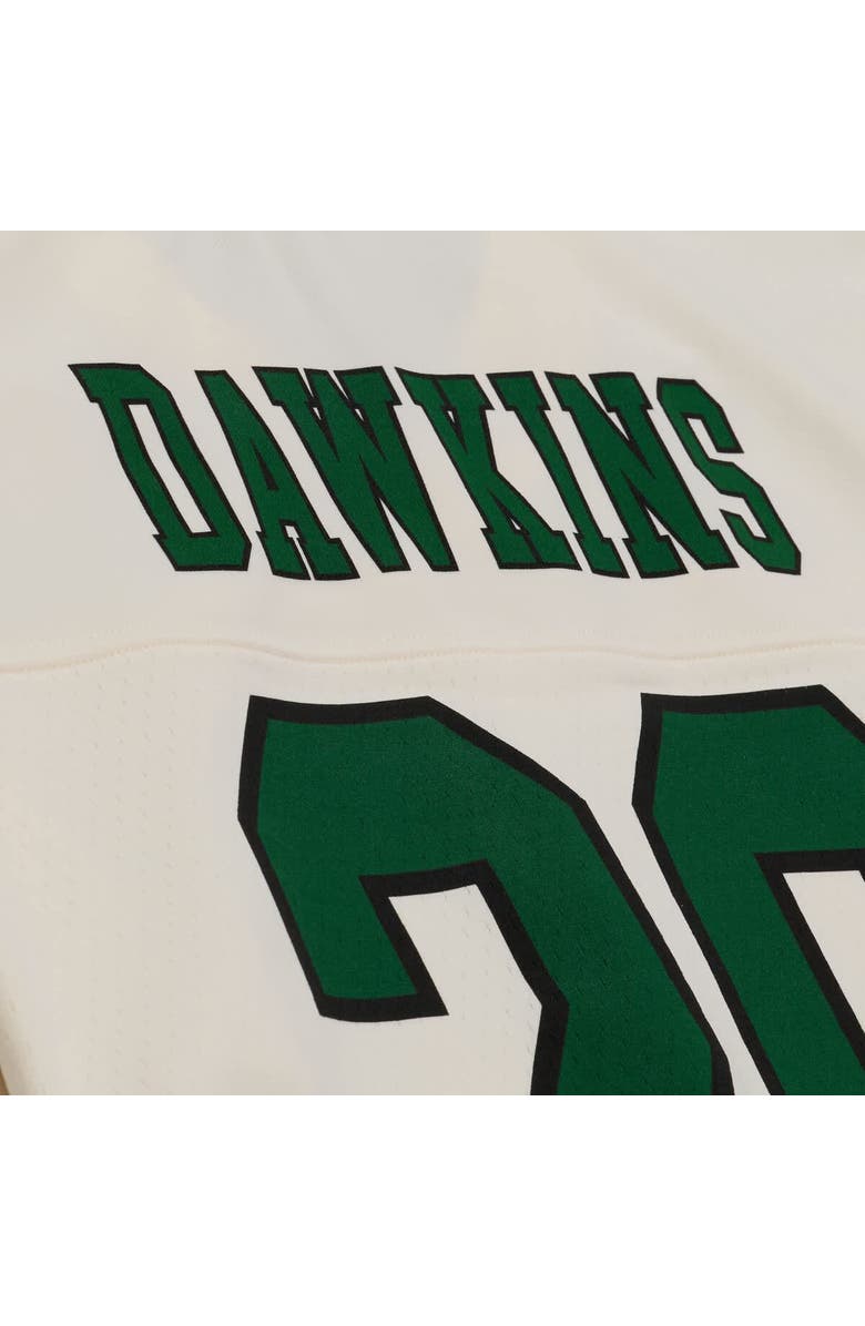 Mitchell & Ness Women's Mitchell & Ness Brian Dawkins Cream Philadelphia Eagles Retired Player Cropped Fashion Jersey, Alternate, color, Cream