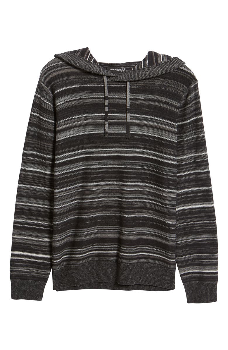 Treasure & Bond Stripe Hoodie Sweater, Alternate, color, 