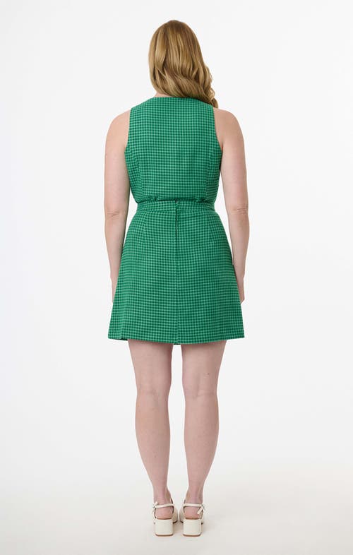 Smak Parlour A-line Mini Skirt In Green