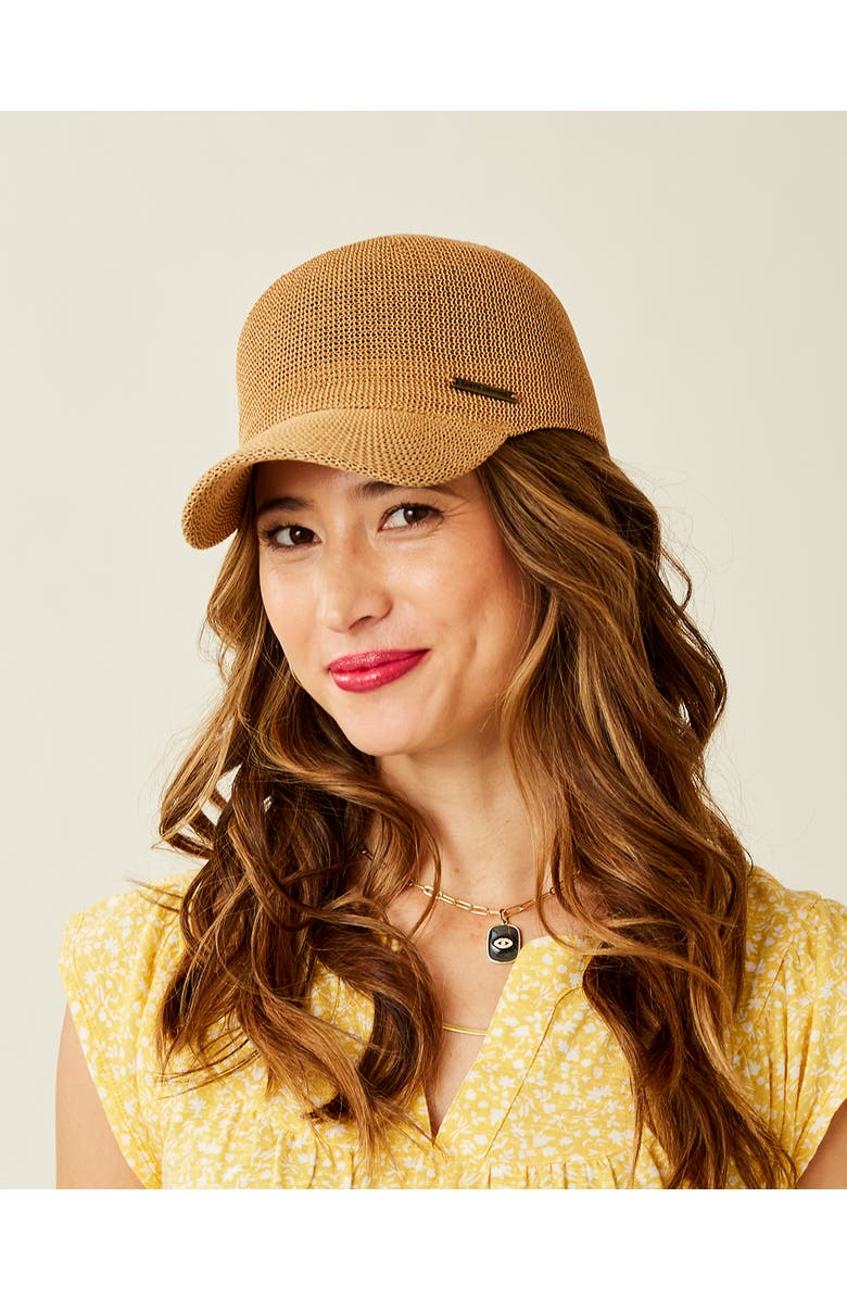 Carve Designs Straw Baseball Cap, Alternate, color, Natural