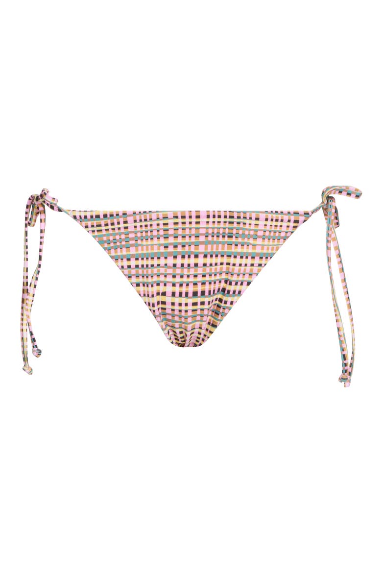 Crossed Path Bikini Bottoms, Alternate, color, PINK MULTI