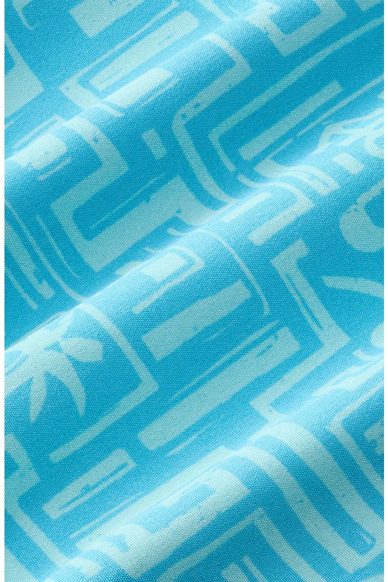 Kids' The Anchor Tropical Print Water Repellent Swim Trunks, Alternate, color, SEA GRAFFITI