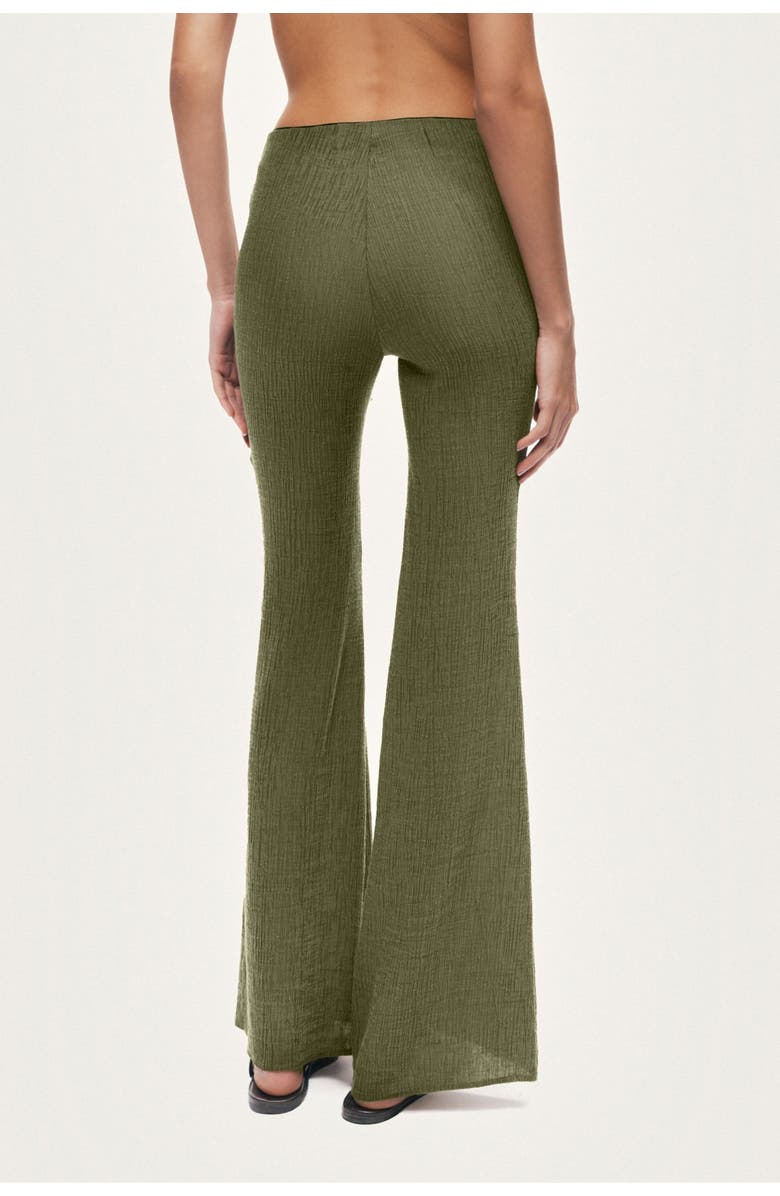 Nocturne Flared High-Waist Pants, Alternate, color, Khaki