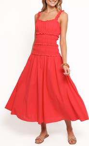 Petal & Pup Enola Smocked Sleeveless Maxi Dress