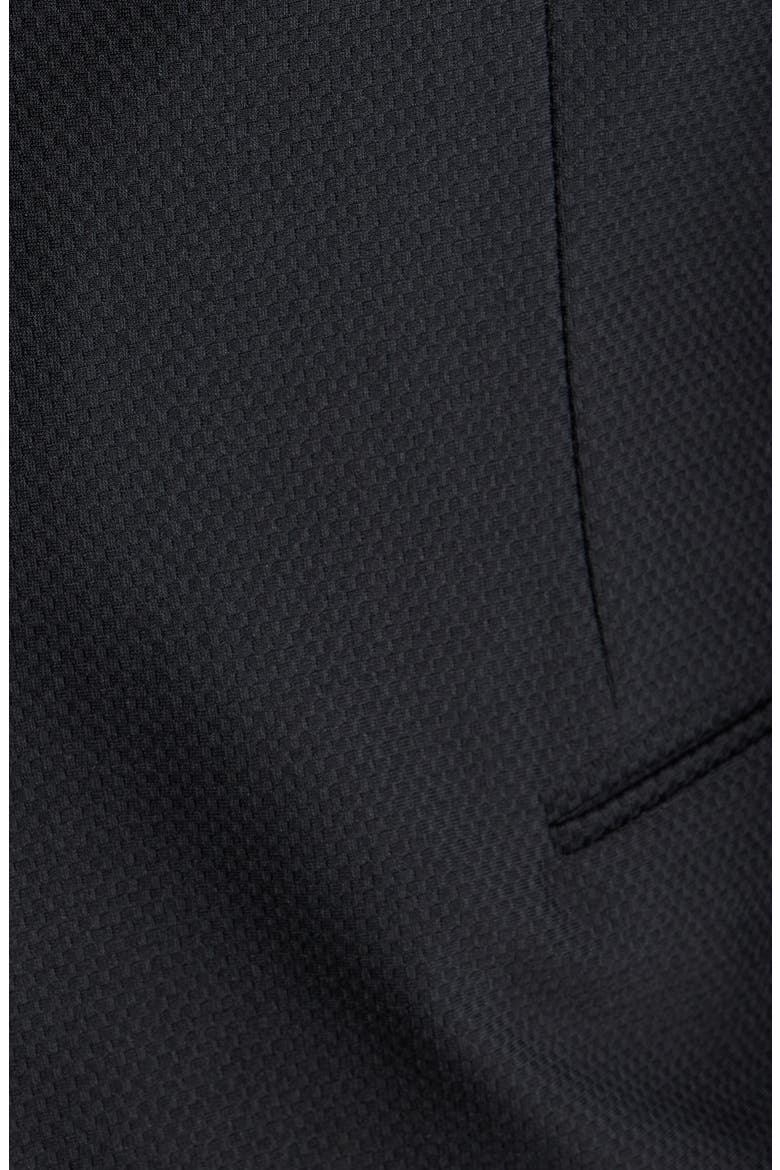 Rice Stitch Sport Coat, Alternate, color, BLACK