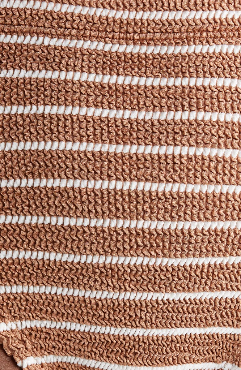 Hunza G Nadine Seersucker Two-Piece Swimsuit, Alternate, color, 