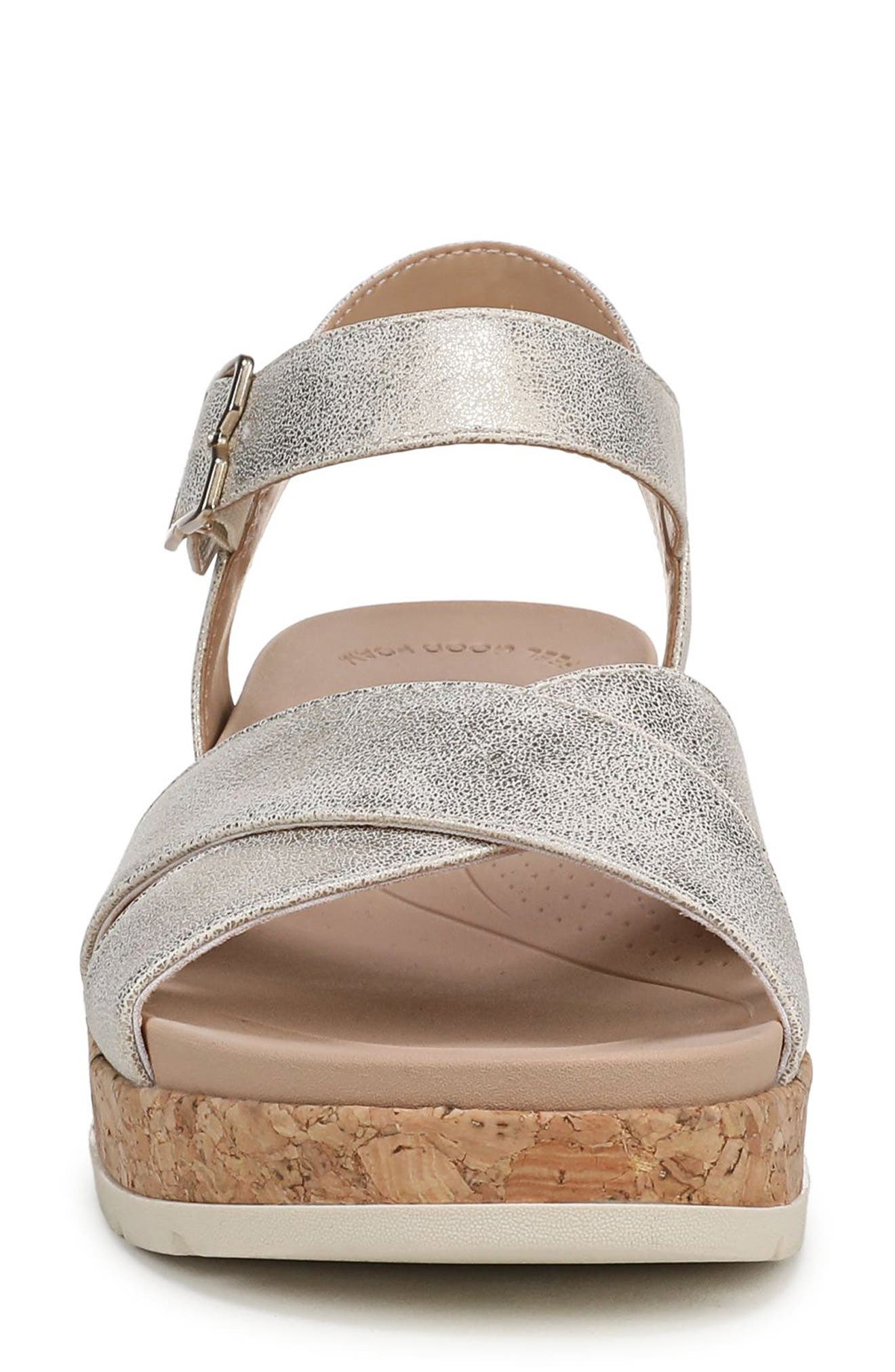 Free Love Ankle Strap Platform Slide Sandal, Alternate, color, TAUPE