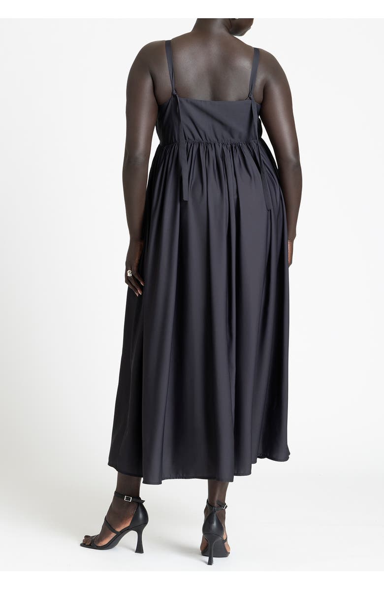 ELOQUII Printed Flower Maxi Dress, Alternate, color, Floral Photo