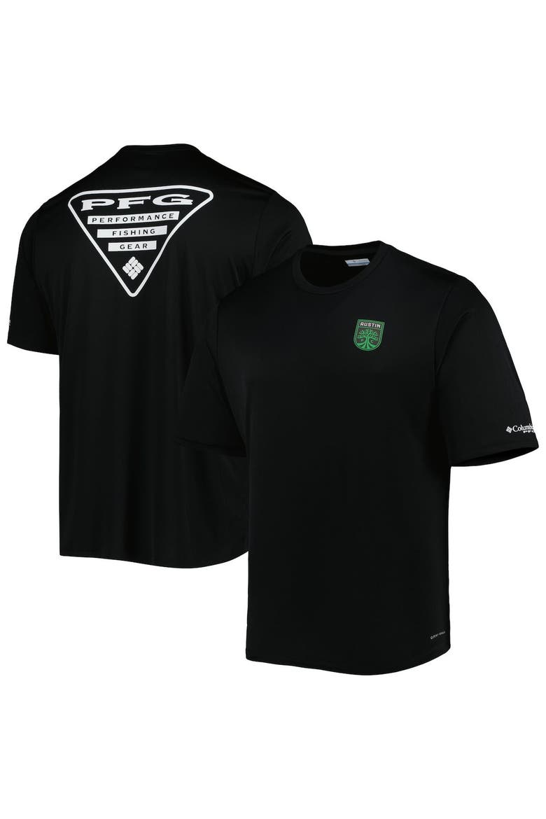 Men's Columbia Black Austin FC Terminal Tackle Omni-Shade T-Shirt, Main, color, Black
