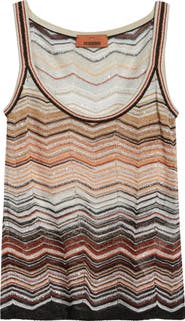 Missoni Zigzag Lamé Tank