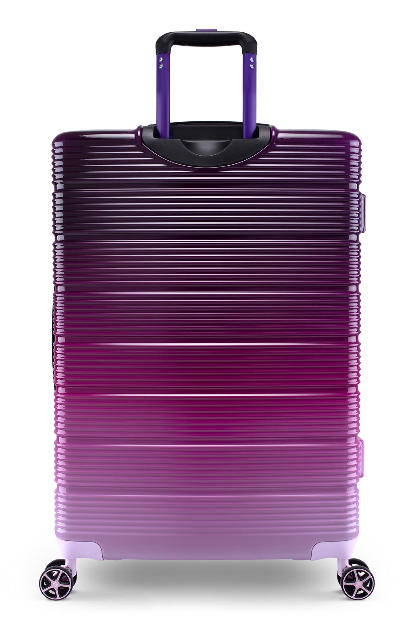 Vacay Spotlight 28" Ombre Purple Spinner Suitcase, Alternate, color, 