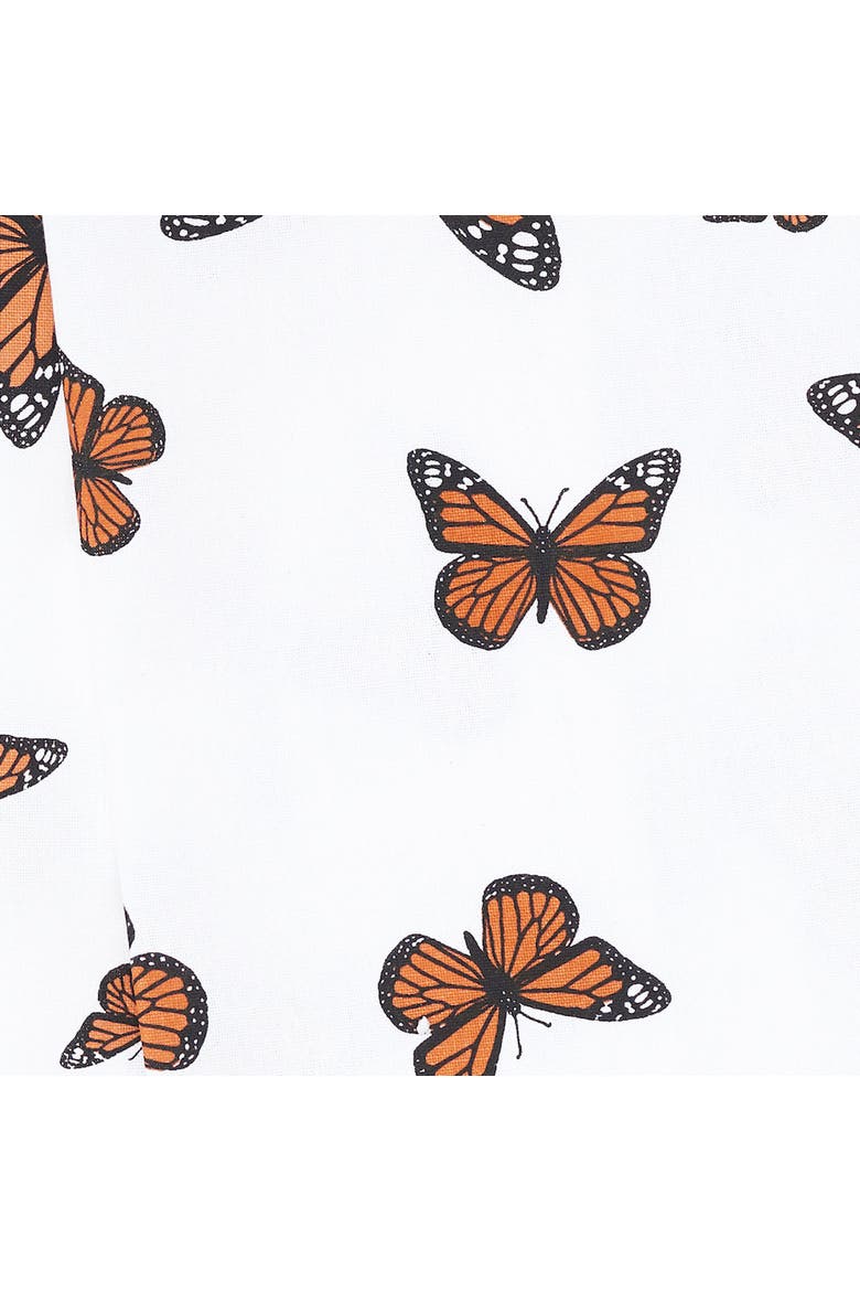 Monarch Butterfly Kitchen Towel, Alternate, color, brown