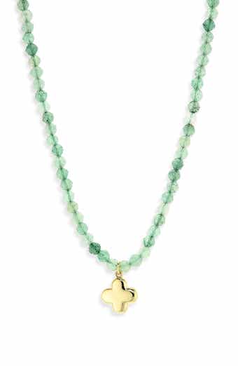 Clover Beaded Necklace