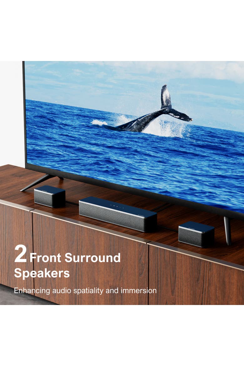 Poseidon D70 7.1 Sound Bar, Alternate, color, Black