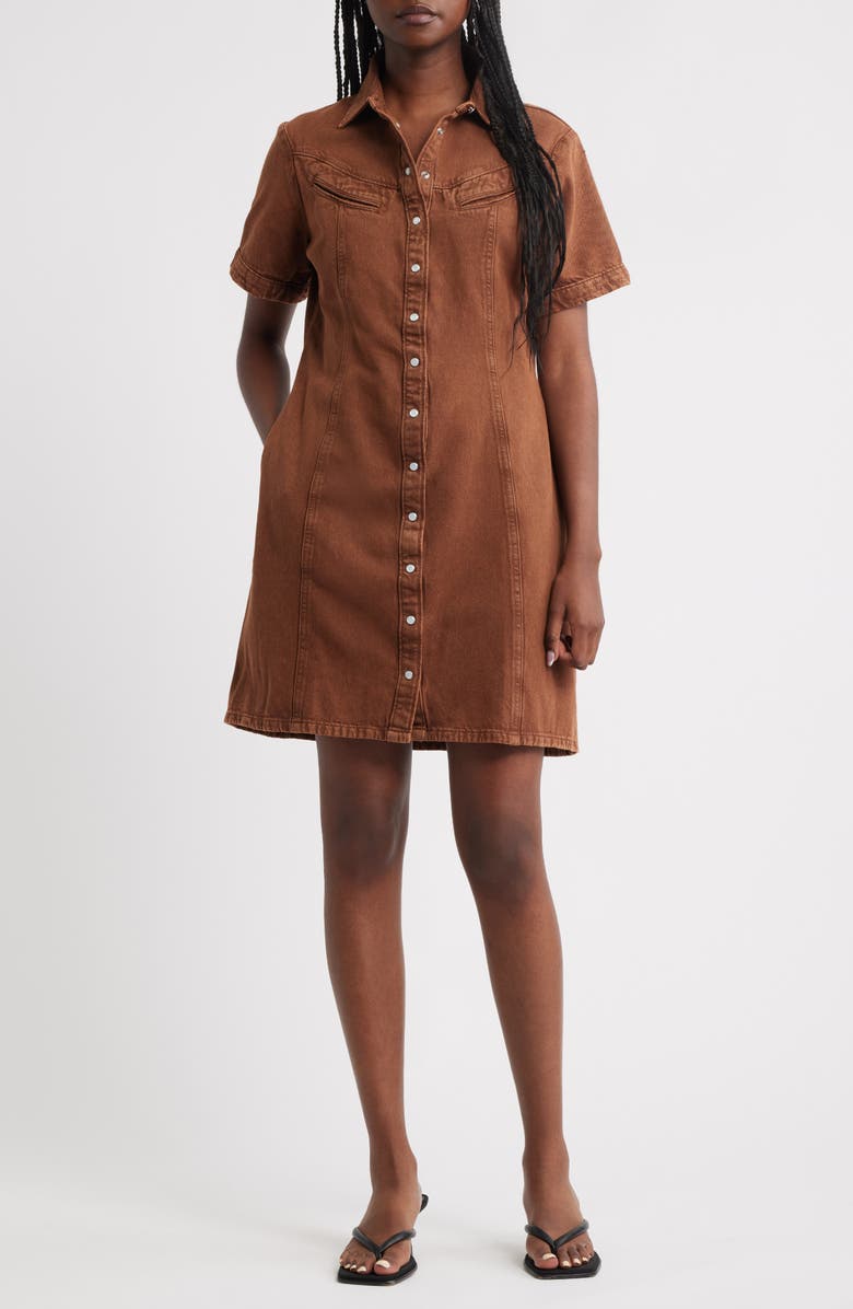 Levi's<sup>®</sup> Rinoa Short Sleeve Denim Shirtdress, Main, color, 