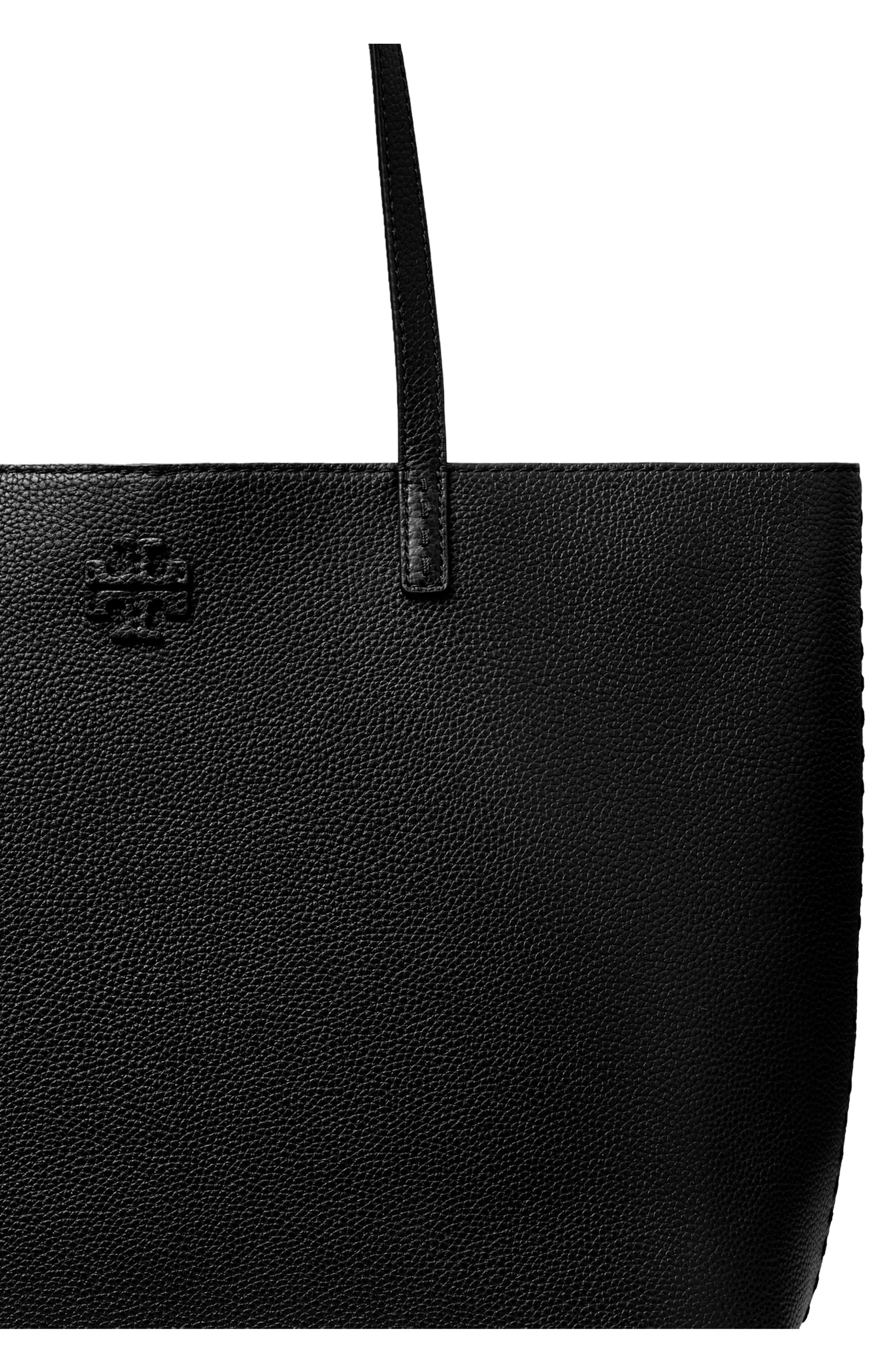 Tory Burch McGraw Leather Tote, Alternate, color, 