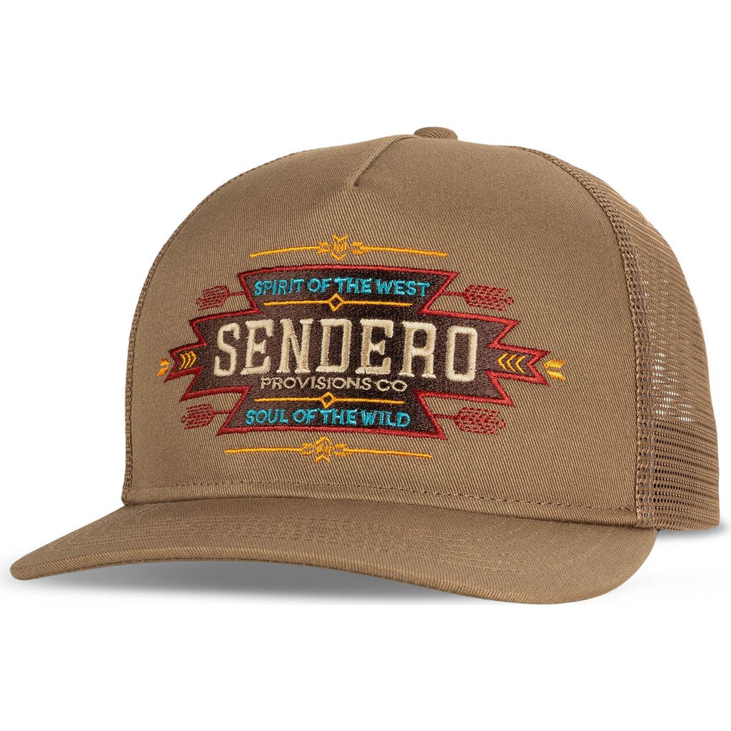 Sendero Provisions Co. Southwest Trucker Hat In Brown