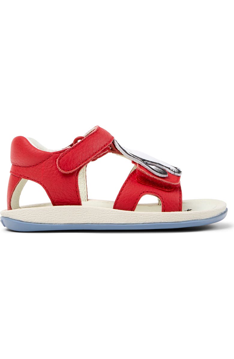 Camper Kids' Bicho Twins Mismatch Sandal, Alternate, color, Medium Red