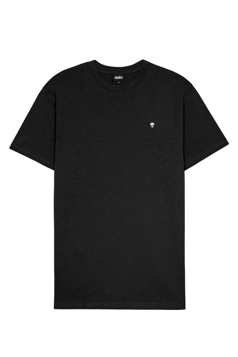 Mens Lil Alien Soft Heavyweight Tee, Main, color, Black