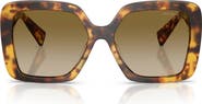 Miu Miu 56mm Gradient Irregular Sunglasses