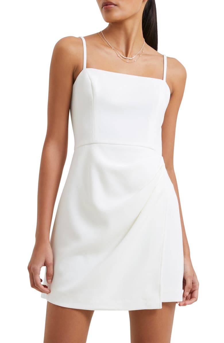 French Connection Whisper Back Cutout Dress, Alternate, color, 