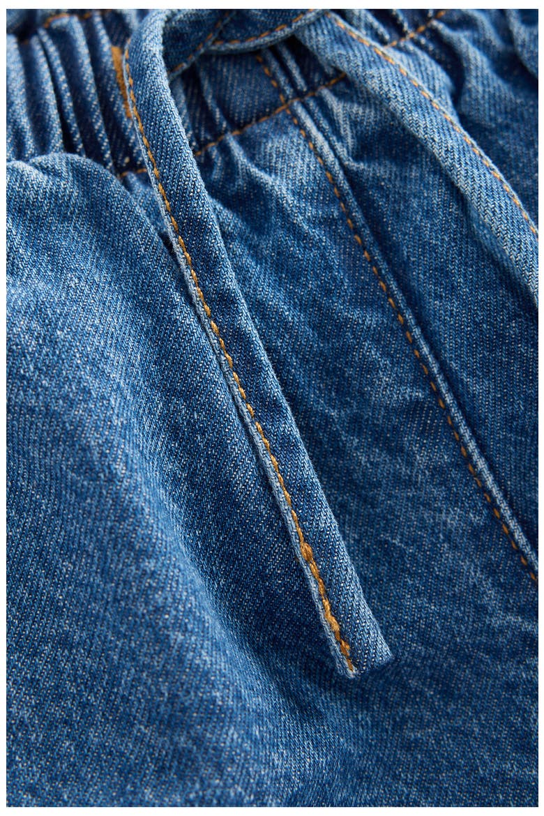 Kids' Stretch Cotton Denim Shorts, Alternate, color, MID VINTAGE DENIM