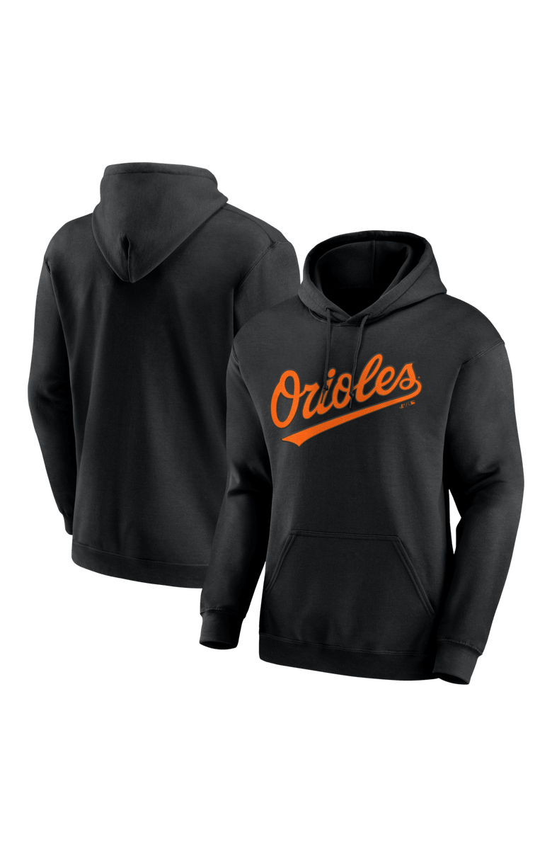Logo Athletic Men's Logo Athletic Black Baltimore Orioles Wordmark Hoodie, Main, color, Black