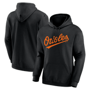 Logo Athletic Men's Logo Athletic Black Baltimore Orioles Wordmark Hoodie