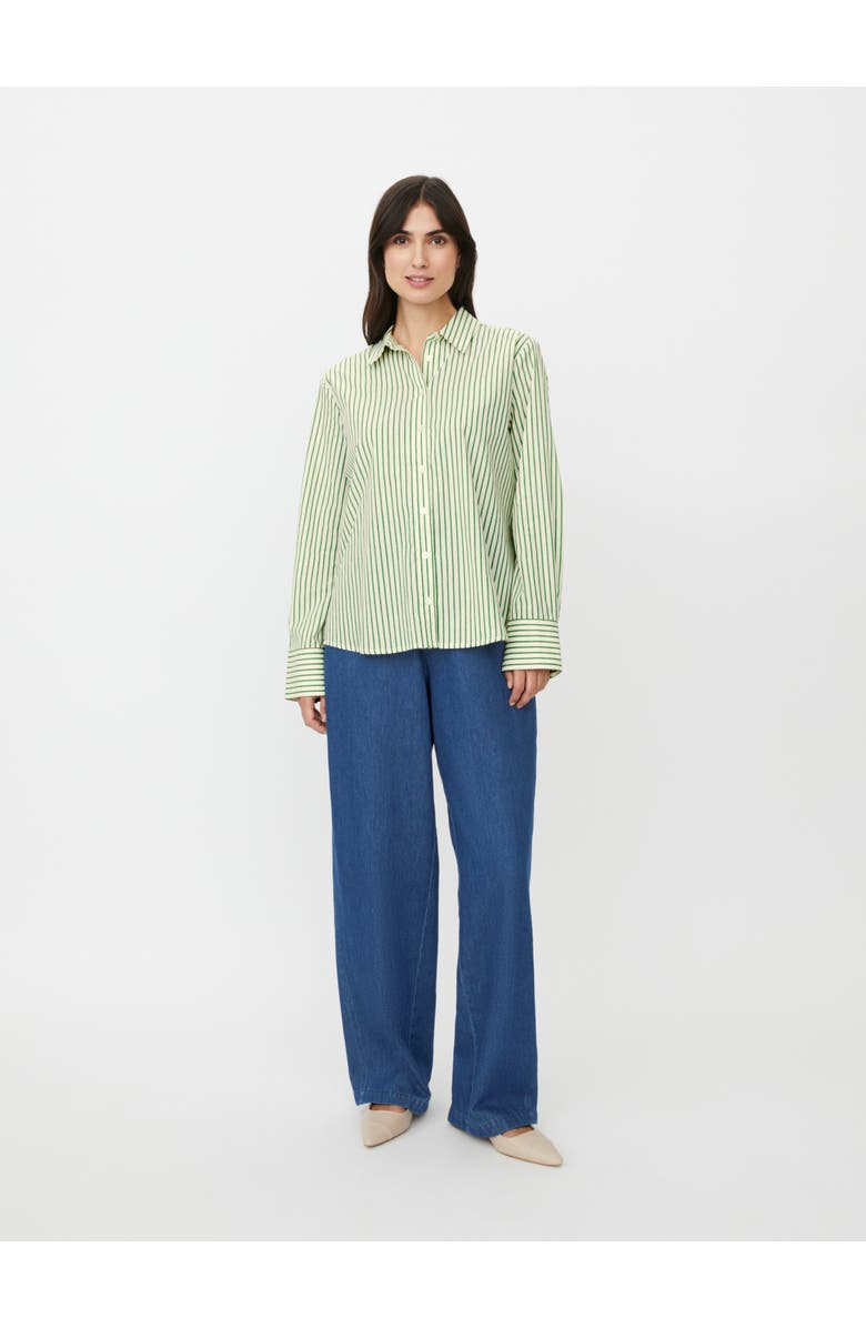 Masai Copenhagen MaIryelle Striped Shirt, Alternate, color, Mint Green